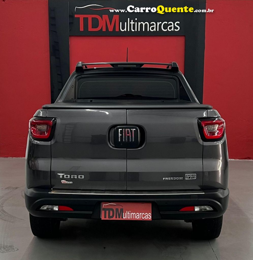 FIAT   TORO FREEDOM 1.3 T270 4X2 FLEX AUT.   CINZA 2022 1.3 FLEX - Loja