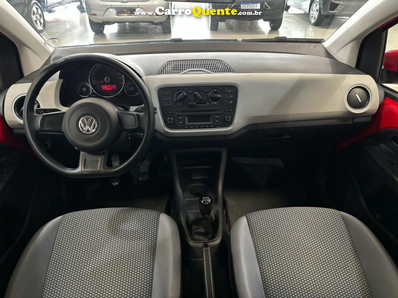 VOLKSWAGEN   UP! MOVE 1.0 TOTAL FLEX 12V 5P   VERMELHO 2016 1.0 FLEX - Loja