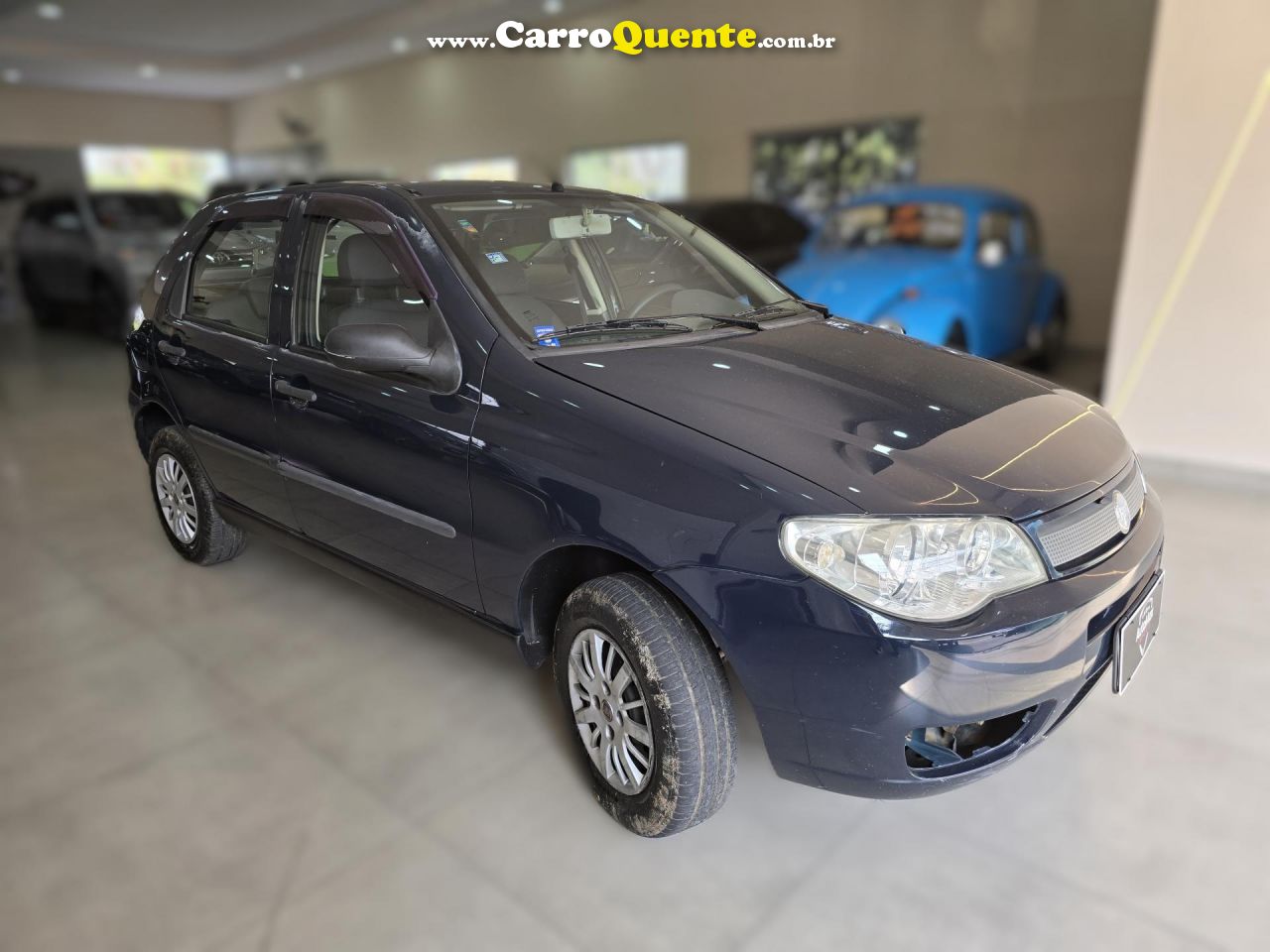 FIAT   PALIO EX 1.3 MPI FIRE 8V 67CV 2P   AZUL 2004 1.3 GASOLINA - Loja