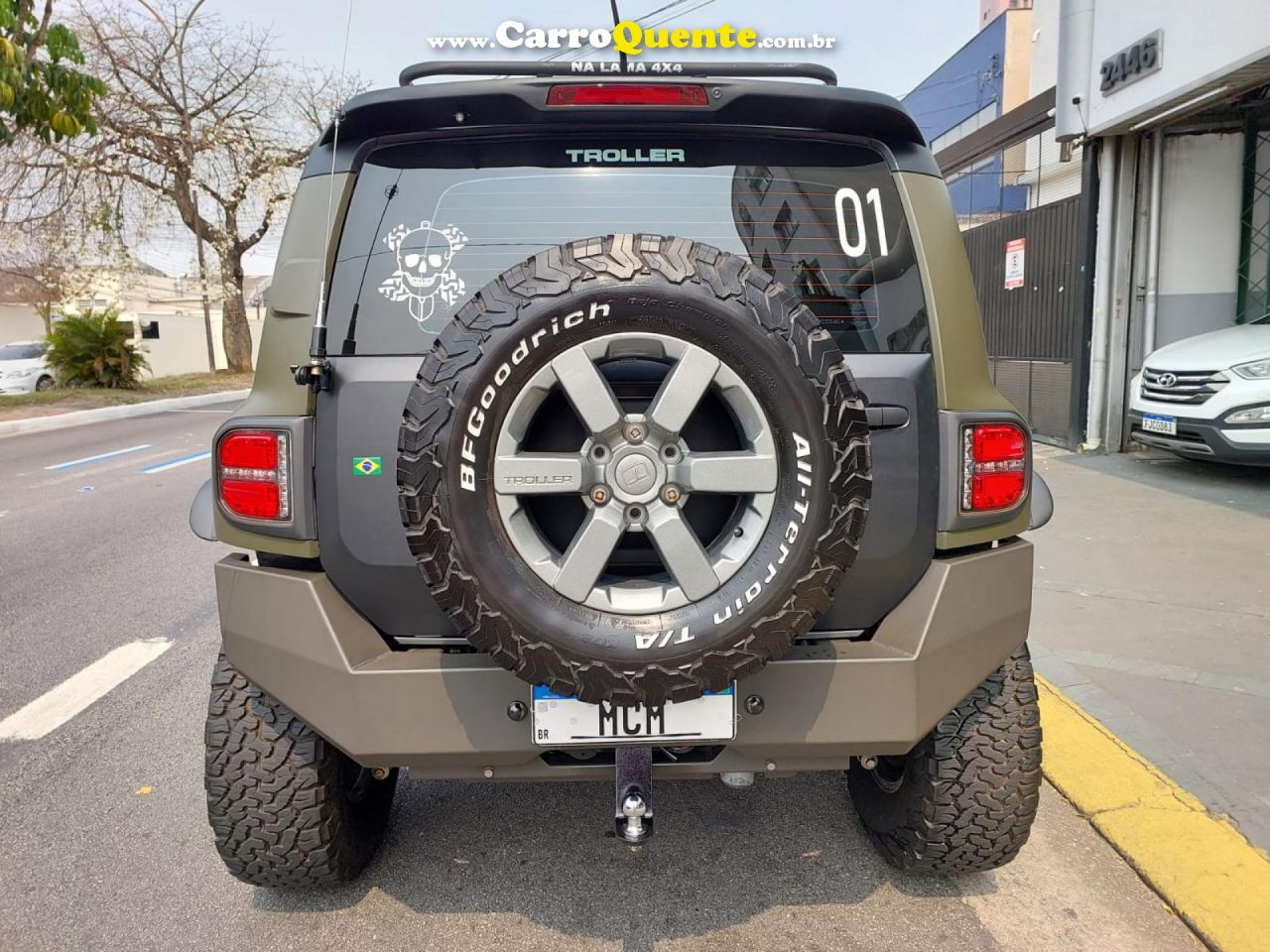 TROLLER   T-4 TRAIL 4X4 3.2 TDI CAP. RÍG. DIESEL   VERDE 2019 3.2 DIESEL - Loja