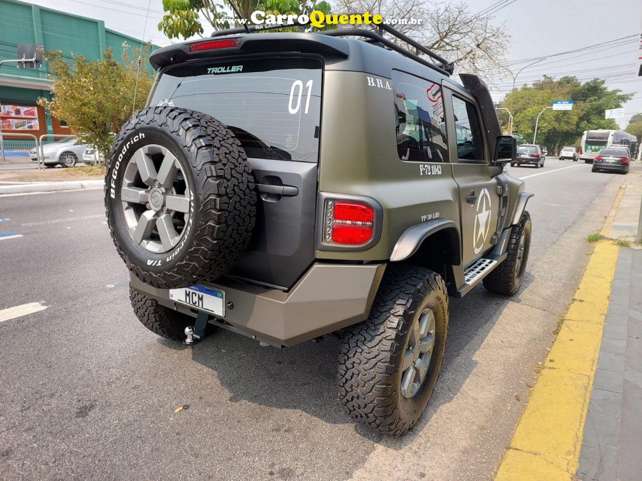 TROLLER   T-4 TRAIL 4X4 3.2 TDI CAP. RÍG. DIESEL   VERDE 2019 3.2 DIESEL - Loja