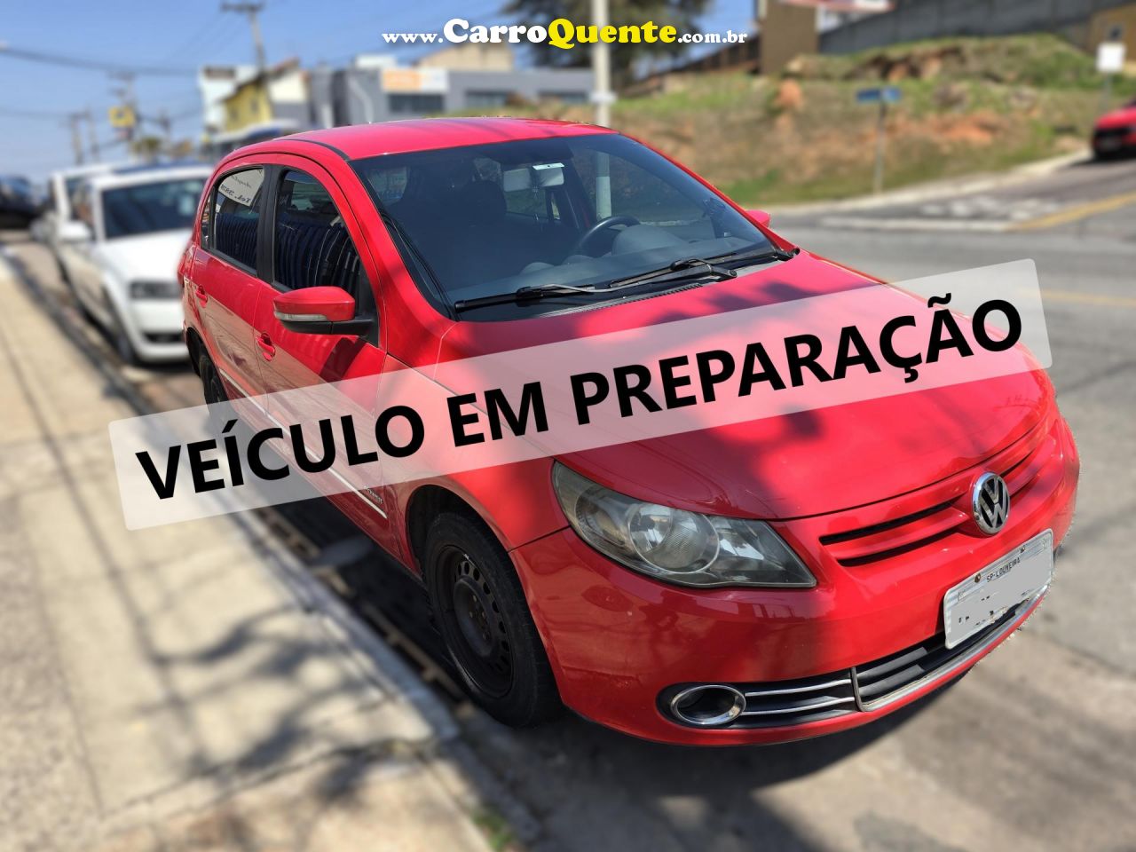 VOLKSWAGEN   GOL 1.6 I MOTI.POWERHIGHLI T.FLEX 8V 4P   VERMELHO 2011 1.6 GASOLINA - Loja