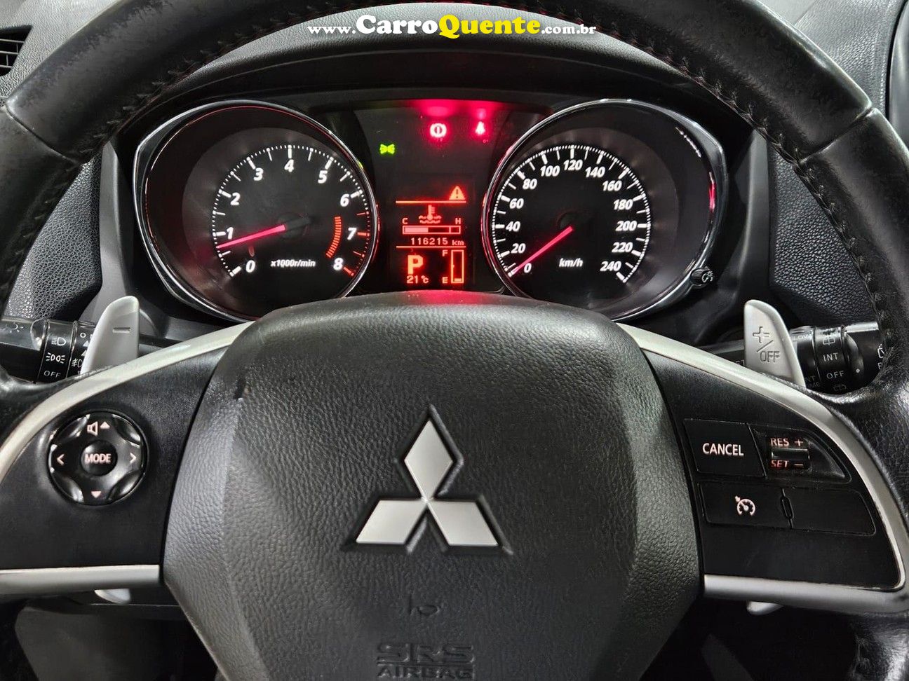 MITSUBISHI ASX 2.0 AUTOMÁTICA * C/ BANCOS DE COURO * - Loja