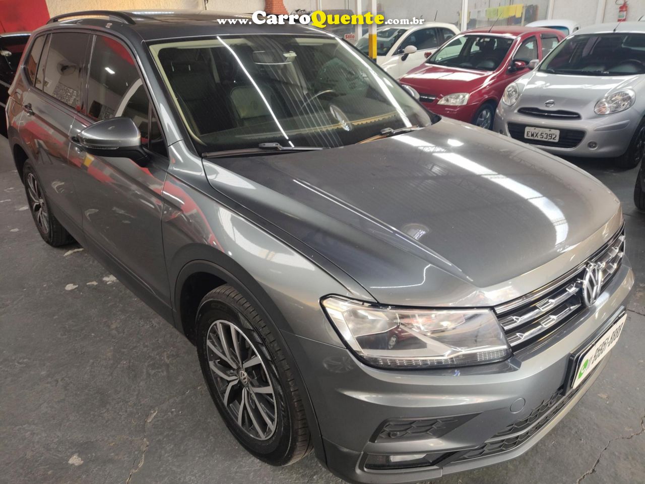 VOLKSWAGEN   TIGUAN ALLSPAC 250 TSI 1.4 FLEX   CINZA 2018 1.4 FLEX - Loja