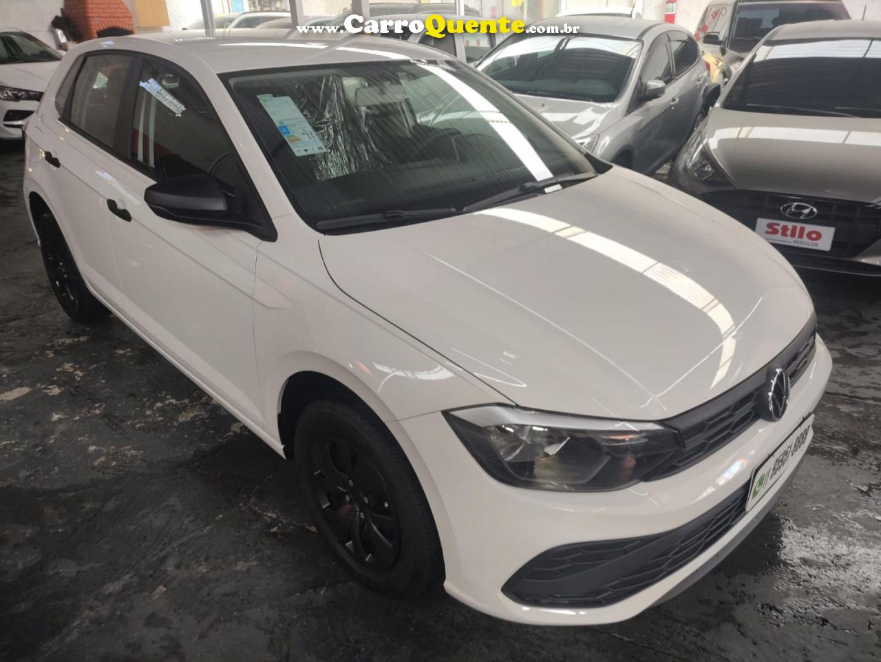 VOLKSWAGEN   POLO TRACK 1.0 FLEX 12V 5P   BRANCO 2025 1.0 FLEX - Loja