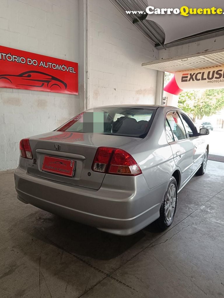 HONDA   CIVIC SEDAN LXLXL 1.7 16V 115CV AUT. 4P   PRATA 2005 1.7 GASOLINA - Loja