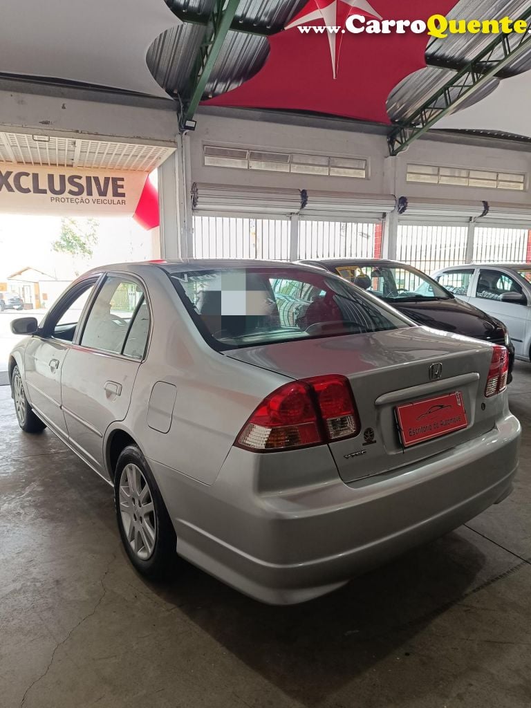 HONDA   CIVIC SEDAN LXLXL 1.7 16V 115CV AUT. 4P   PRATA 2005 1.7 GASOLINA - Loja