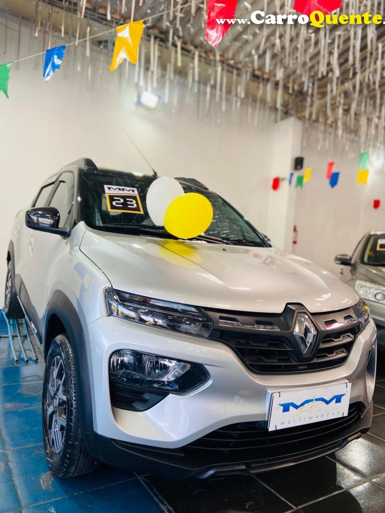 RENAULT   KWID INTENSE 1.0 FLEX 12V 5P MEC.   PRATA 2023 1.0 FLEX - Loja