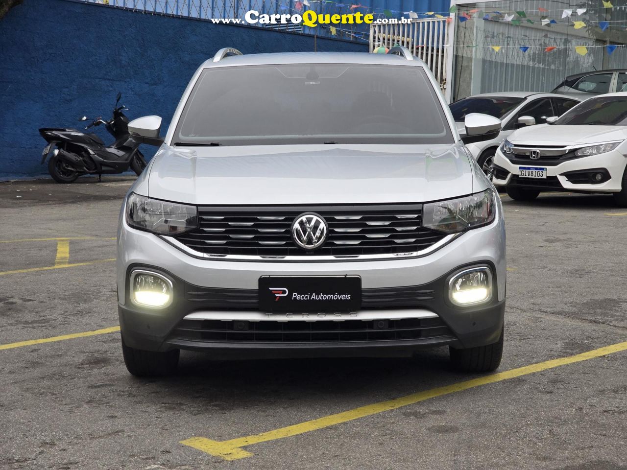 VOLKSWAGEN   T-CROSS HIGHLINE 1.4 TSI FLEX 16V 5P AUT   PRATA 2020 1.4 FLEX - Loja