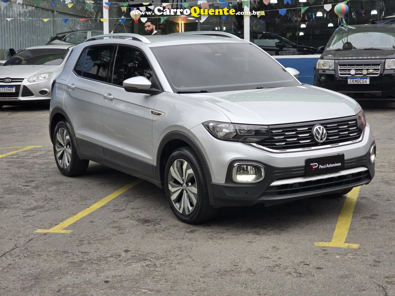 VOLKSWAGEN   T-CROSS HIGHLINE 1.4 TSI FLEX 16V 5P AUT   PRATA 2020 1.4 FLEX - Loja