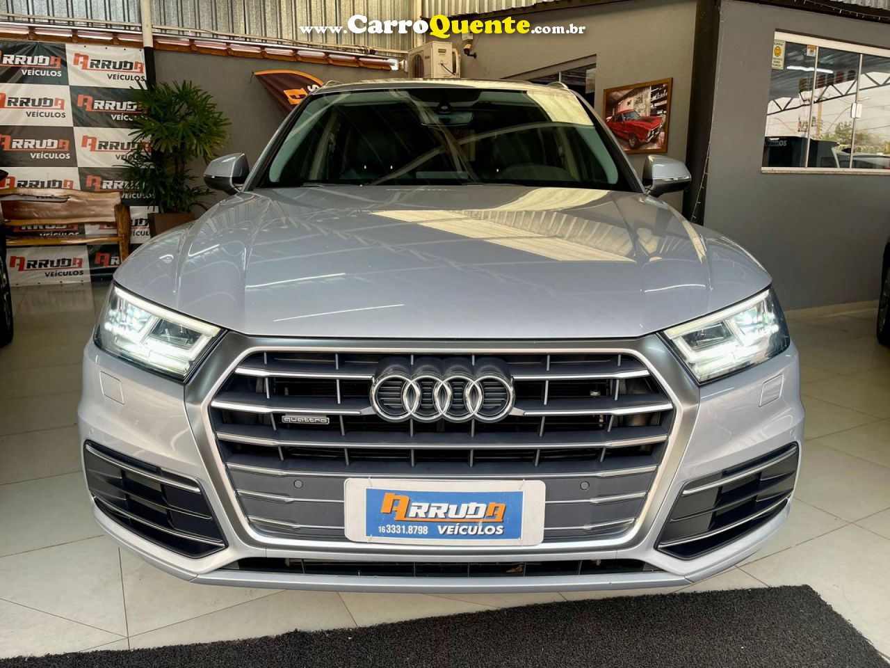 AUDI   Q5 AMBIENTE 2.0 TFSI QUATTRO S TRONIC   PRATA 2018 2.0 GASOLINA - Loja