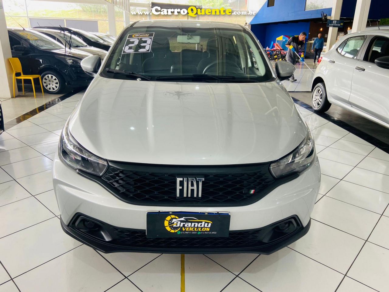 FIAT   ARGO DRIVE 1.0 6V FLEX   PRATA 2023 1.0 FLEX - Loja