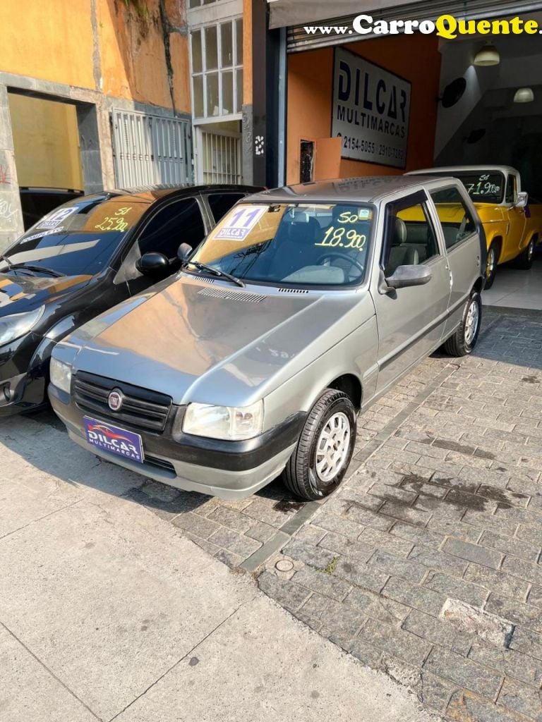 FIAT   UNO MILLE WAY ECONOMY 1.0 F.FLEX 2P   CINZA 2011 1.0 FLEX - Loja