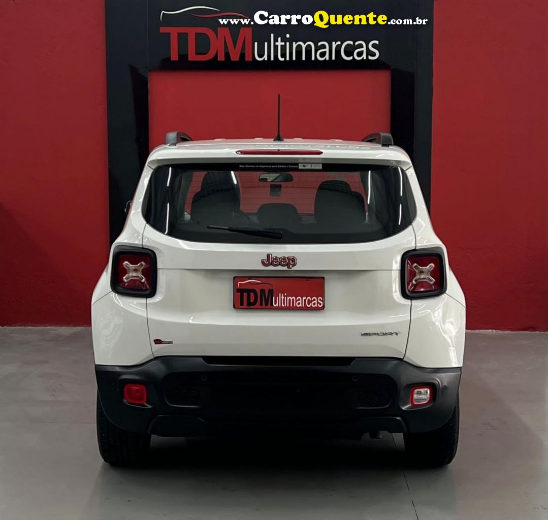 JEEP   RENEGADE SPORT 1.8 4X2 FLEX 16V MEC.   BRANCO 2016 1.8 FLEX - Loja