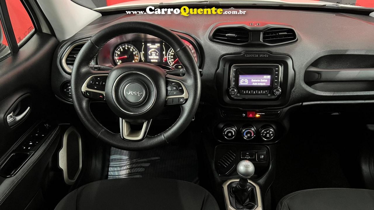 JEEP   RENEGADE SPORT 1.8 4X2 FLEX 16V MEC.   BRANCO 2016 1.8 FLEX - Loja