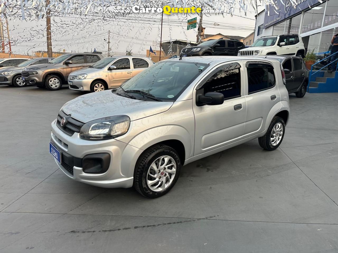 FIAT   UNO ATTRACTIVE 1.0 FIRE FLEX 8V 5P   PRATA 2021 1.0 FLEX - Loja