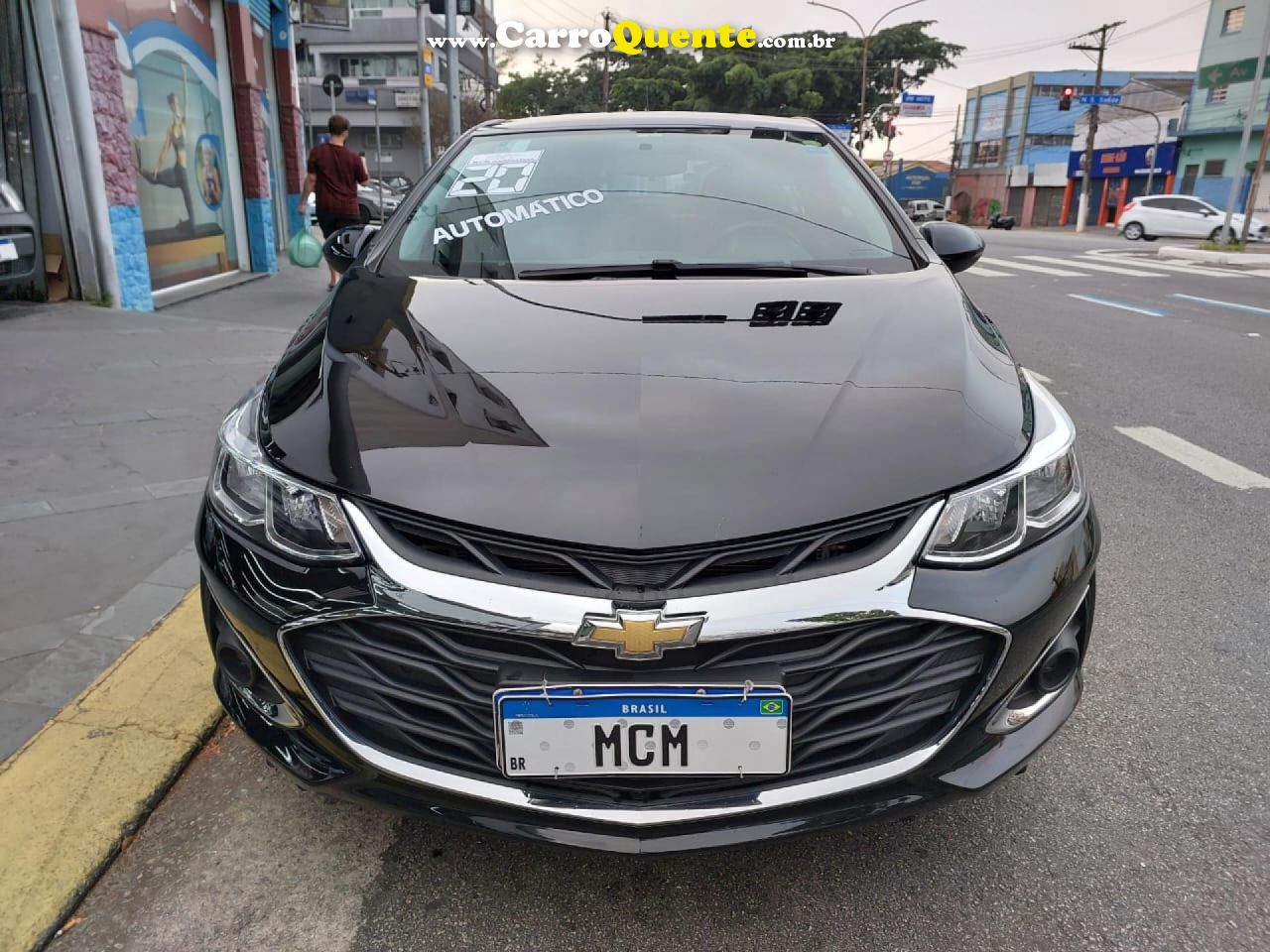 CHEVROLET   CRUZE LT 1.4 16V TURBO FLEX 4P AUT.   PRETO 2020 1.4 FLEX - Loja