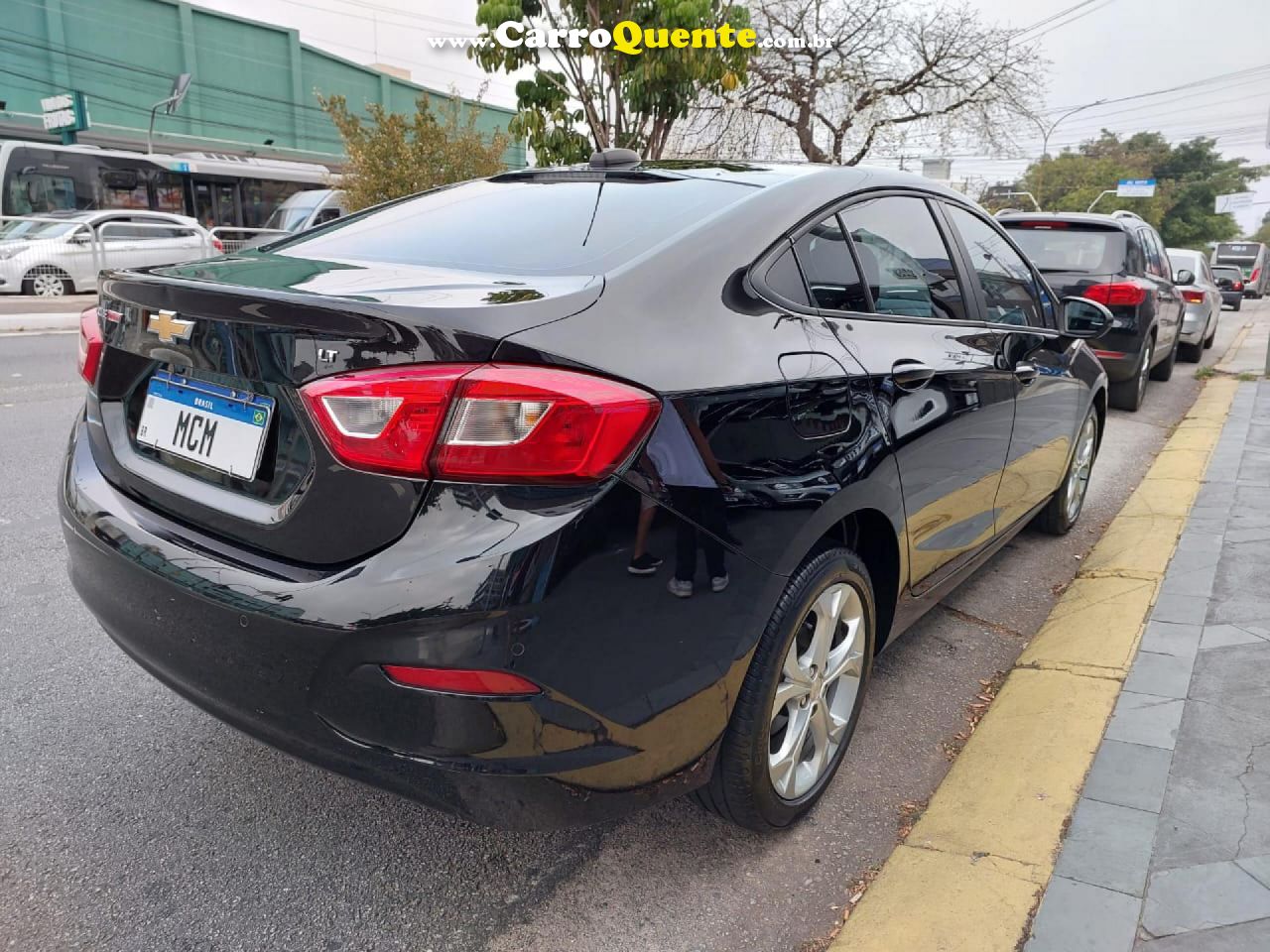 CHEVROLET   CRUZE LT 1.4 16V TURBO FLEX 4P AUT.   PRETO 2020 1.4 FLEX - Loja