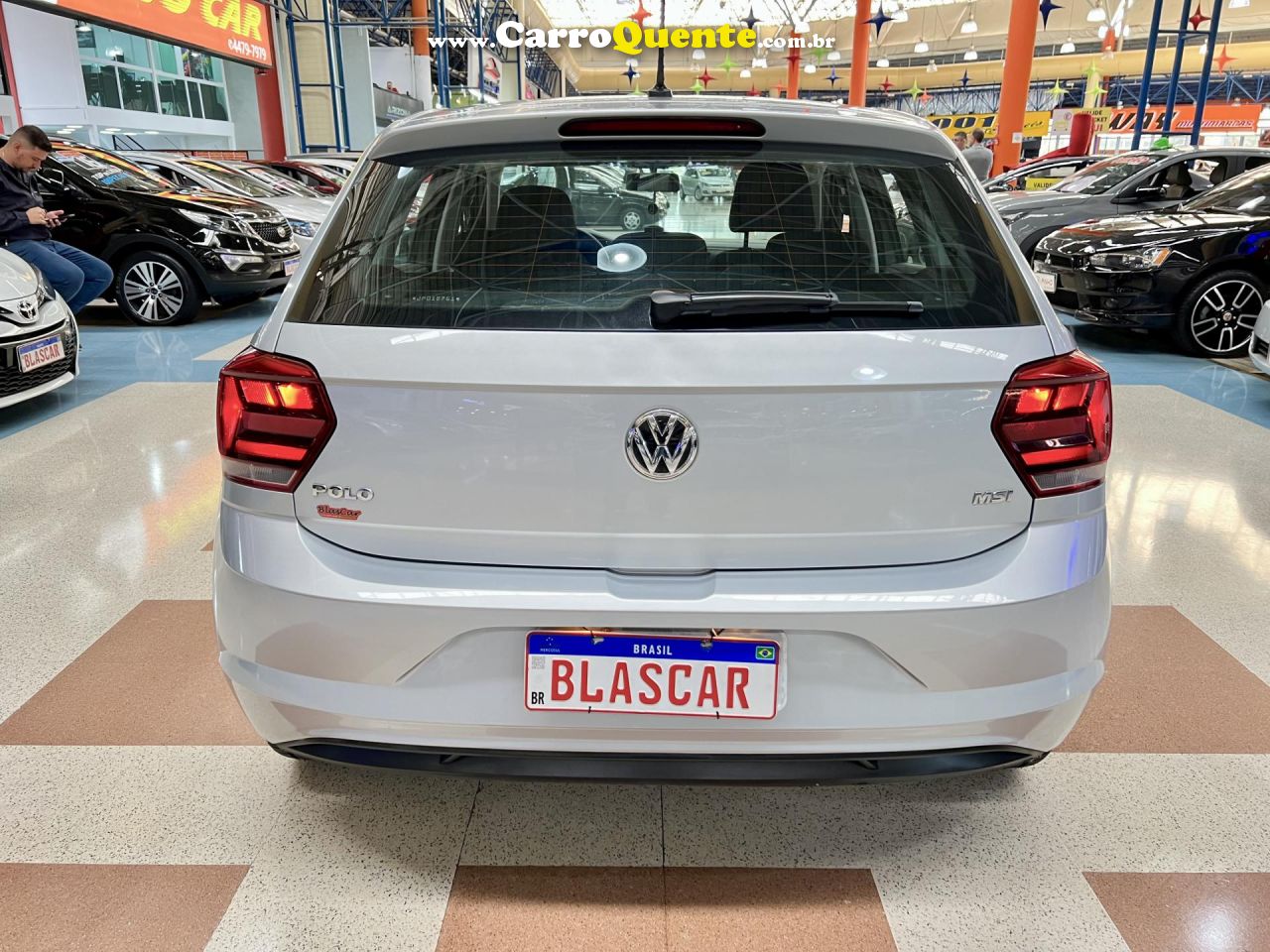 VOLKSWAGEN   POLO 1.6 MSI FLEX 16V 5P   PRATA 2018 1.6 FLEX - Loja