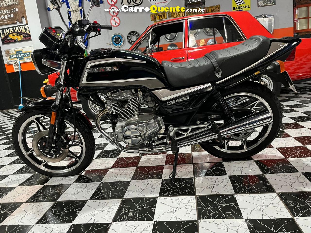 HONDA   CB 400   PRETO 1984 400 GASOLINA - Loja