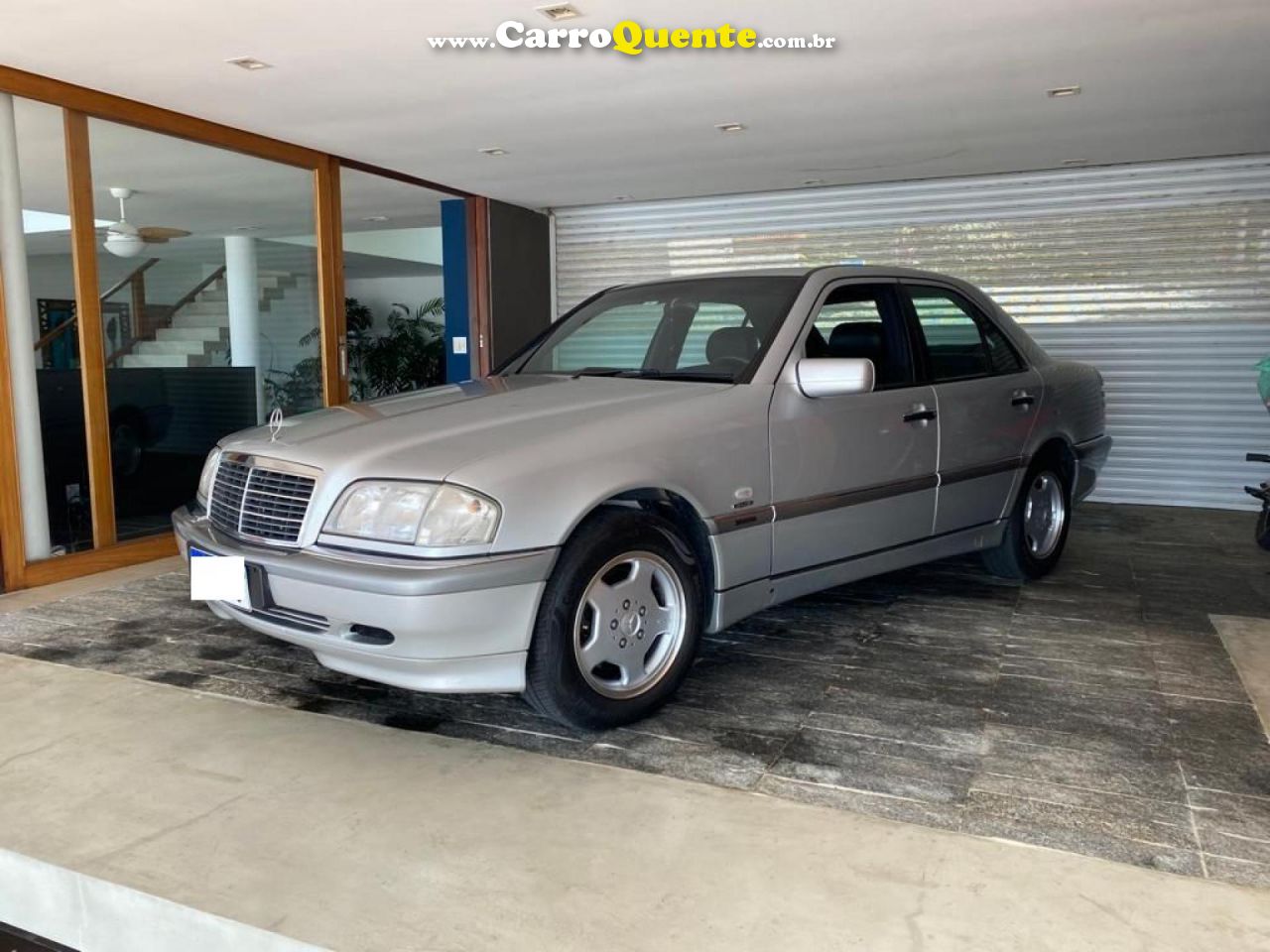 MERCEDES-BENZ   C-240 ELEGANCE 2.4   PRATA 1998 2.4 GASOLINA - Loja