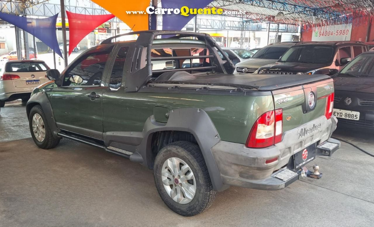 FIAT   STRADA ADVENTURE1.8 1.8 LOCKER FLEX CD   VERDE 2013 1.8 FLEX - Loja