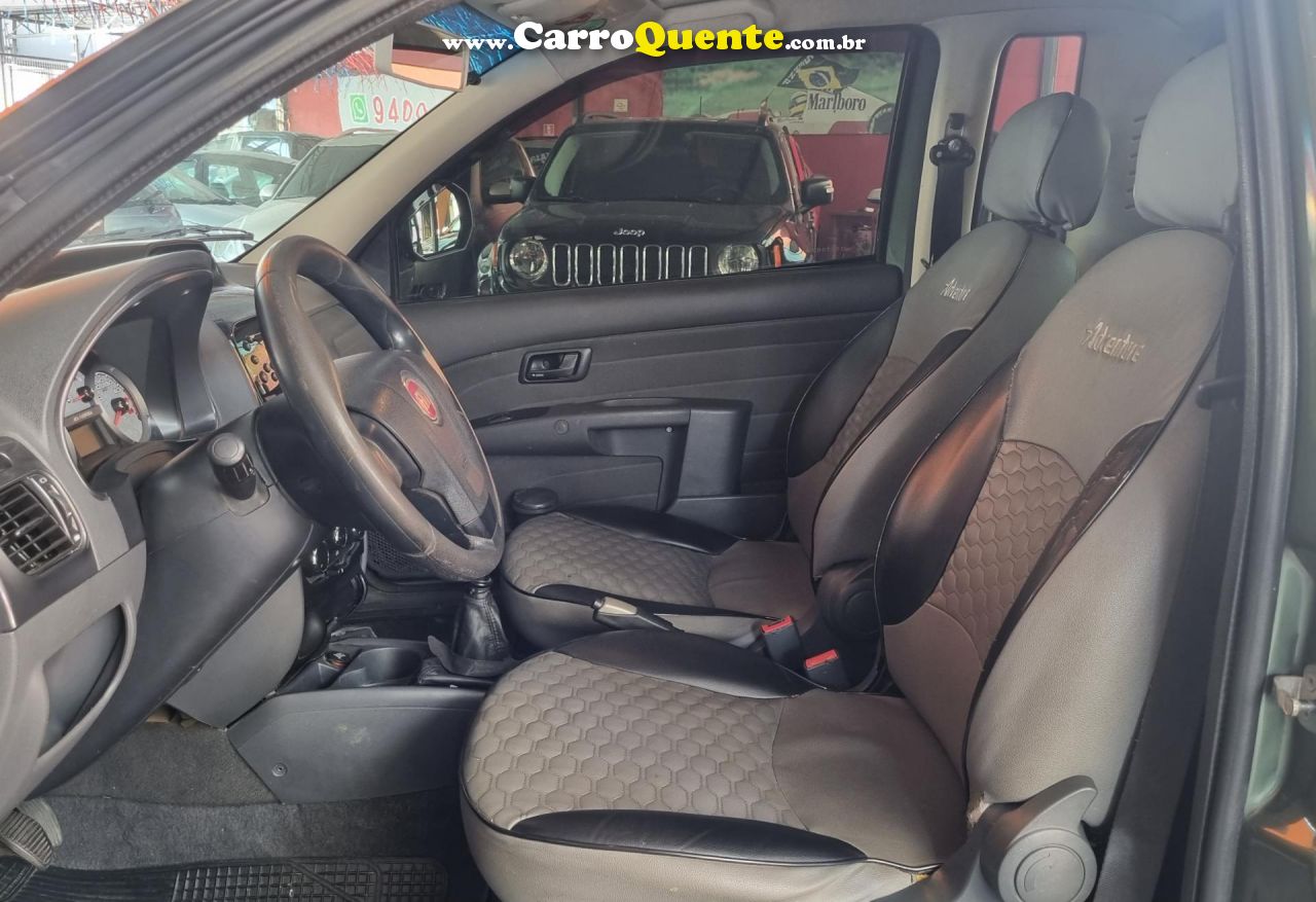 FIAT   STRADA ADVENTURE1.8 1.8 LOCKER FLEX CD   VERDE 2013 1.8 FLEX - Loja