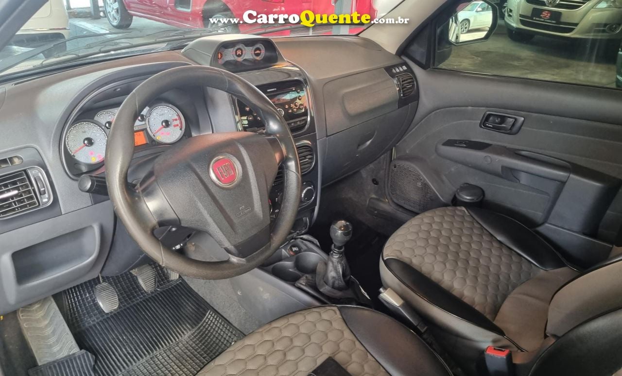 FIAT   STRADA ADVENTURE1.8 1.8 LOCKER FLEX CD   VERDE 2013 1.8 FLEX - Loja