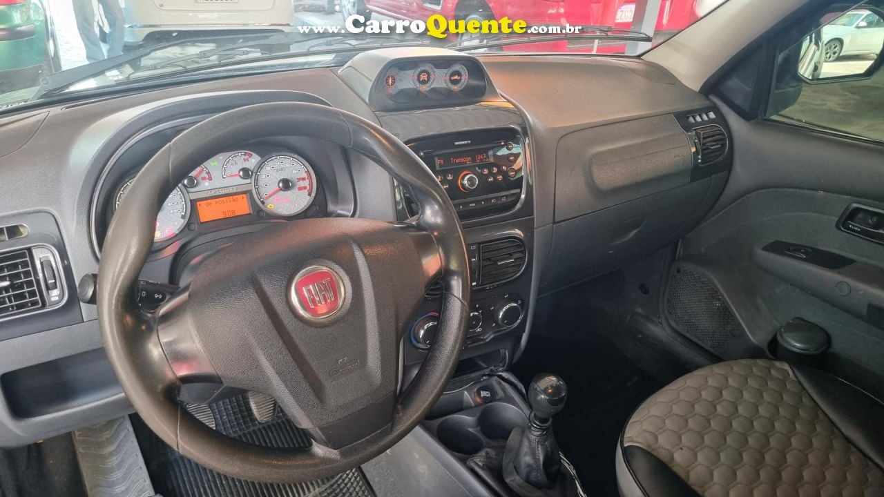 FIAT   STRADA ADVENTURE1.8 1.8 LOCKER FLEX CD   VERDE 2013 1.8 FLEX - Loja