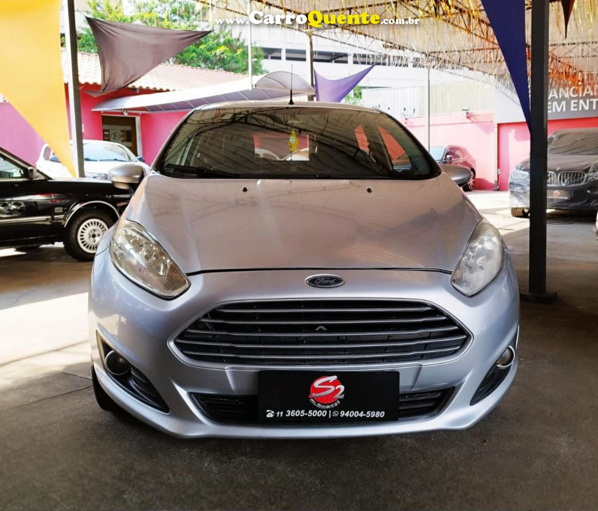 FORD   FIESTA 1.6 16V FLEX MEC. 5P   PRATA 2015 1.6 FLEX - Loja