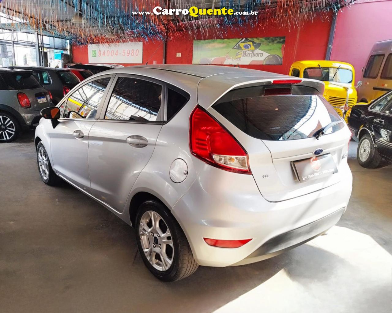 FORD   FIESTA 1.6 16V FLEX MEC. 5P   PRATA 2015 1.6 FLEX - Loja