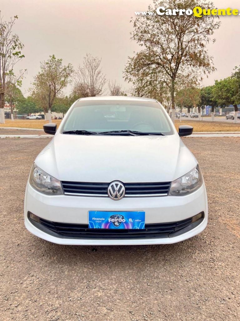 VOLKSWAGEN   GOL TRENDLINE 1.6 T.FLEX 8V 5P   BRANCO 2015 1.6 GASOLINA - Loja