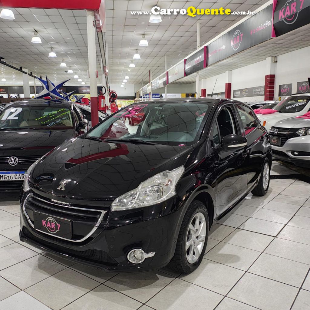 PEUGEOT   208 ACTIVE PACK 1.6 FLEX 16V 5P AUT.   PRETO 2015 1.6 FLEX - Loja