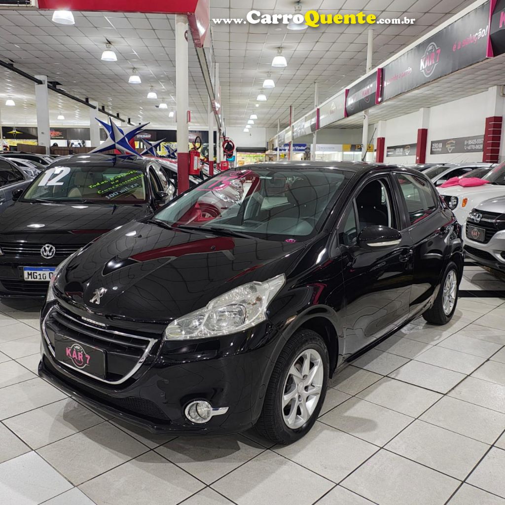 PEUGEOT   208 ACTIVE PACK 1.6 FLEX 16V 5P AUT.   PRETO 2015 1.6 FLEX - Loja