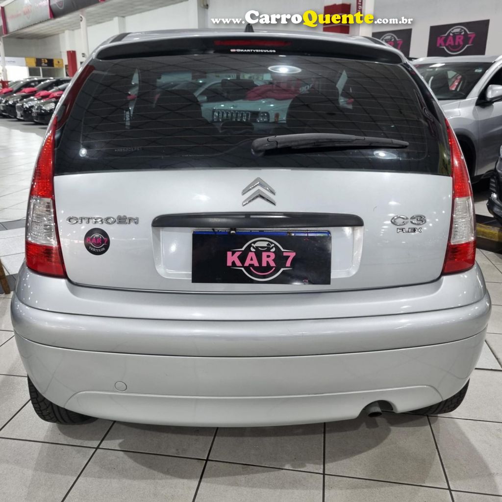 CITROËN   C3 GLX 1.6 1.6 FLEX 16V 5P   PRATA 2010 1.6 FLEX - Loja