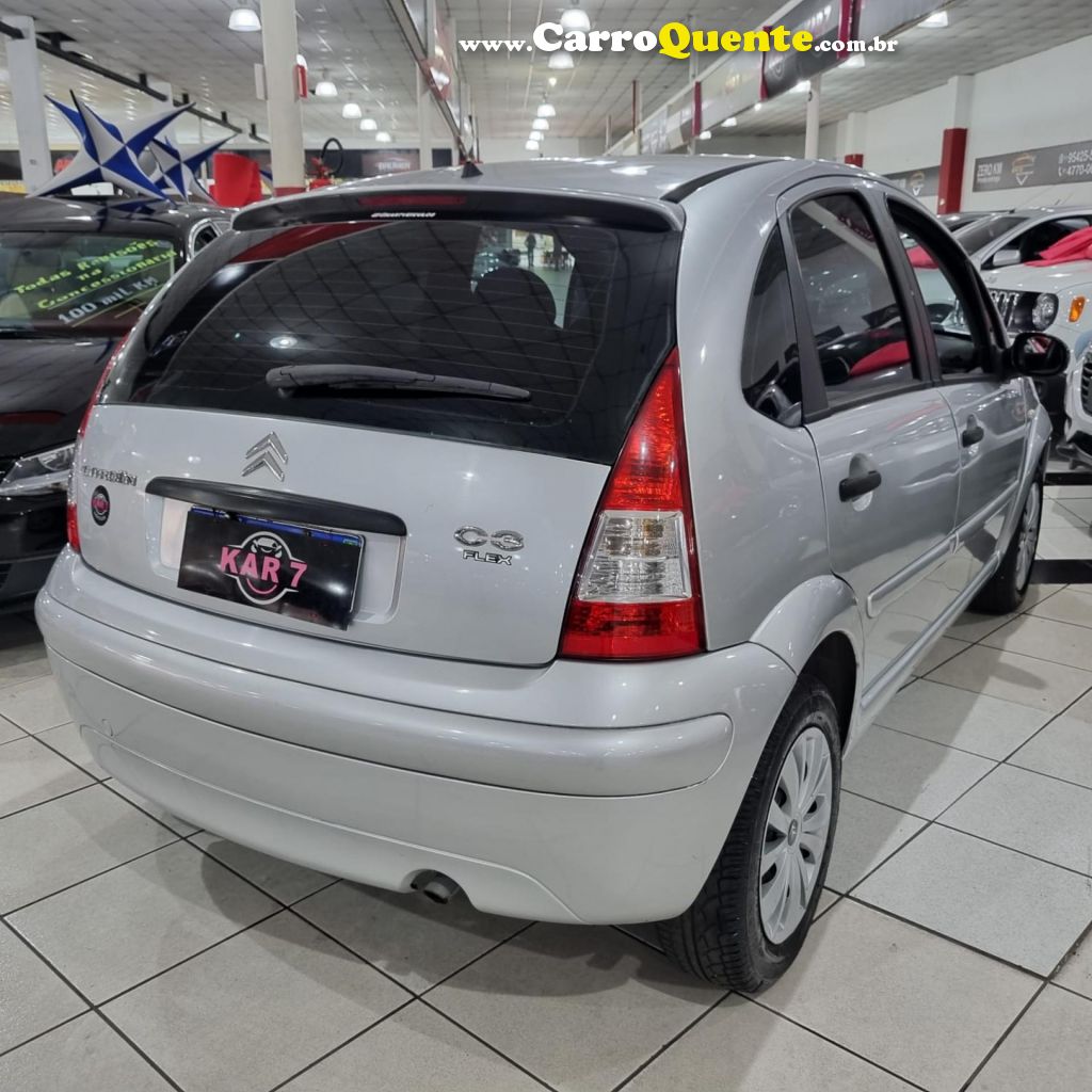 CITROËN   C3 GLX 1.6 1.6 FLEX 16V 5P   PRATA 2010 1.6 FLEX - Loja