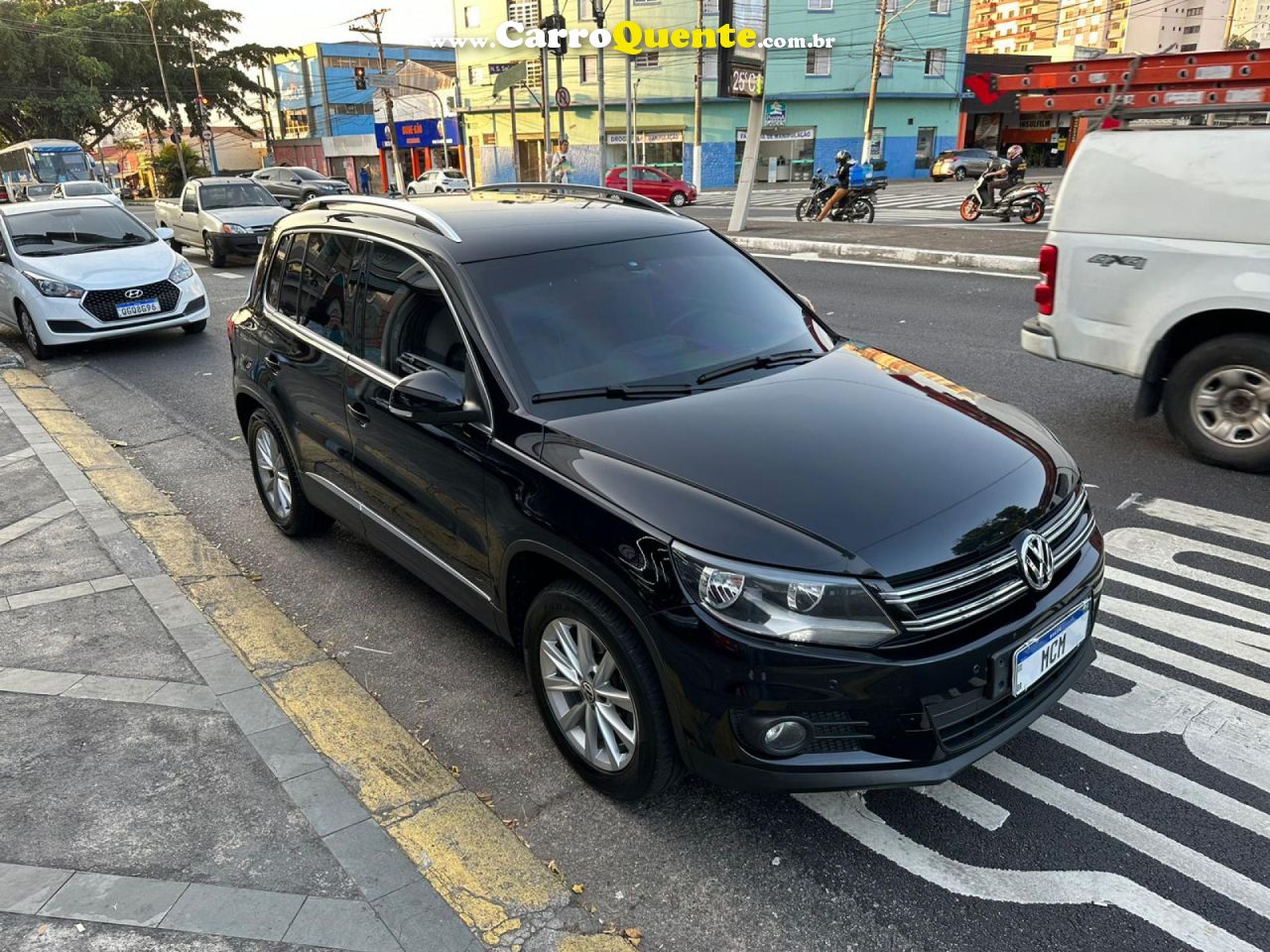 VOLKSWAGEN   TIGUAN 2.0 TSI 16V 200CV TIPTRONIC 5P   PRETO 2014 2.0 GASOLINA - Loja