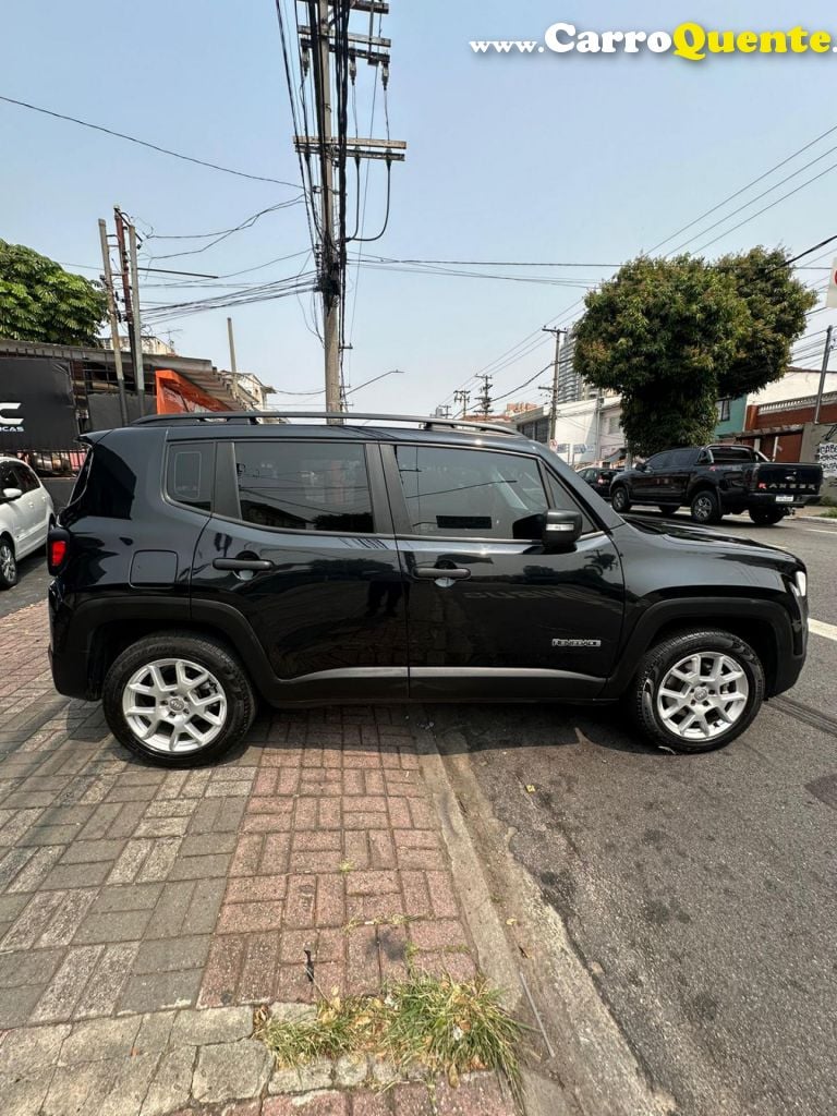 JEEP   RENEGADE SPORT 1.8 4X2 FLEX 16V AUT.   PRETO 2021 1.8 FLEX - Loja