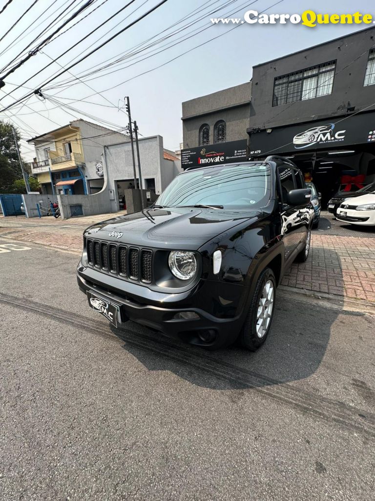 JEEP   RENEGADE SPORT 1.8 4X2 FLEX 16V AUT.   PRETO 2021 1.8 FLEX - Loja