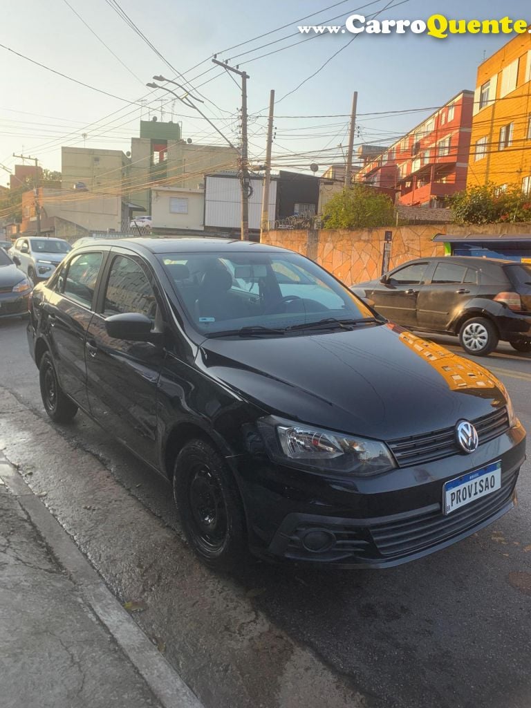 VOLKSWAGEN   VOYAGE TRENDLINE 1.6 T.FLEX 8V 4P   PRETO 2017 1.6 GASOLINA - Loja