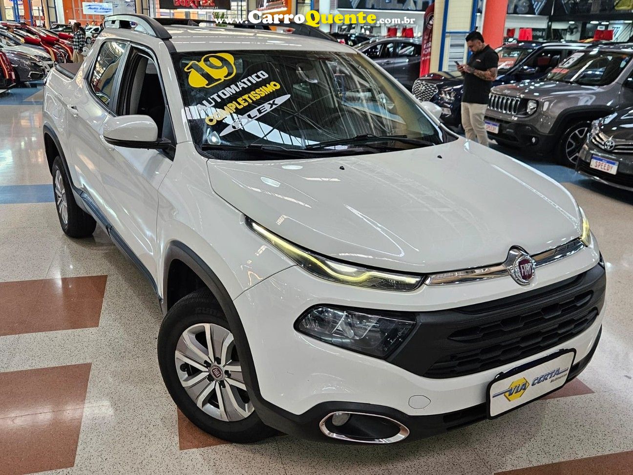 FIAT TORO 1.8 FLEX FREEDOM AT6 * SOMENTE 61.500 KM * - Loja