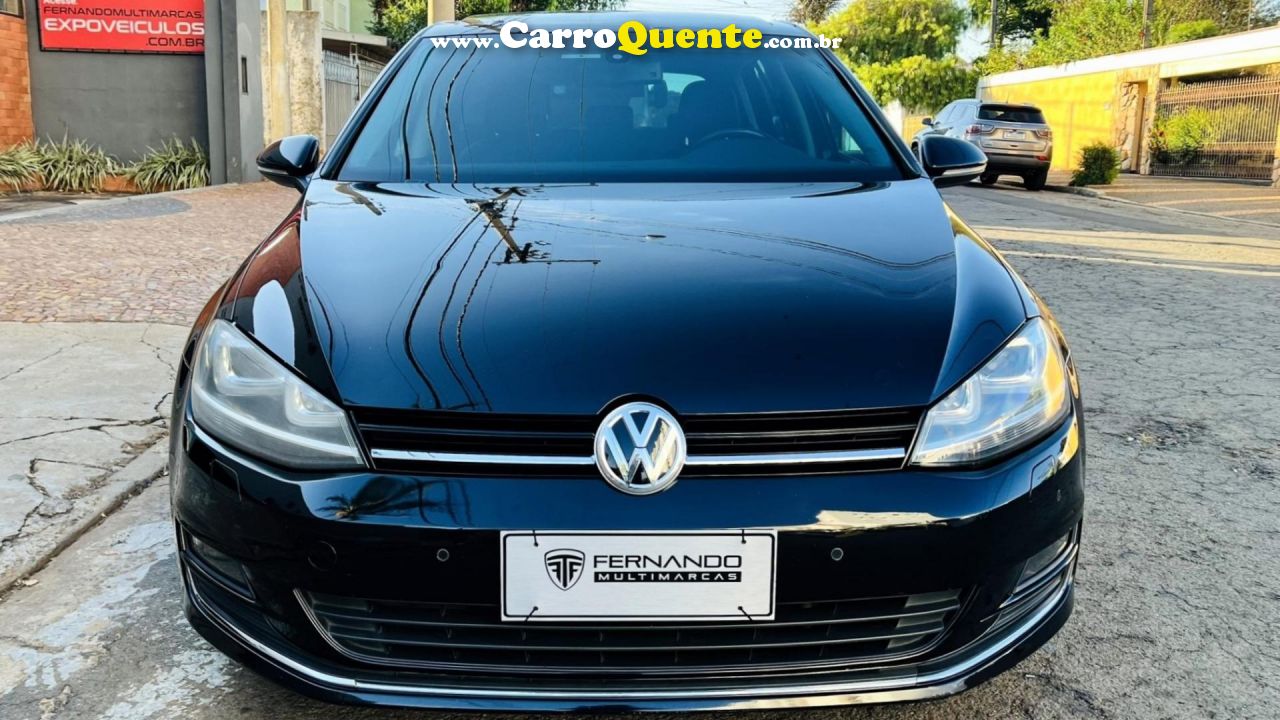 VOLKSWAGEN   GOLF HIGHLINE 1.4 TSI 140CV AUT.   PRETO 2014 1.4 GASOLINA - Loja