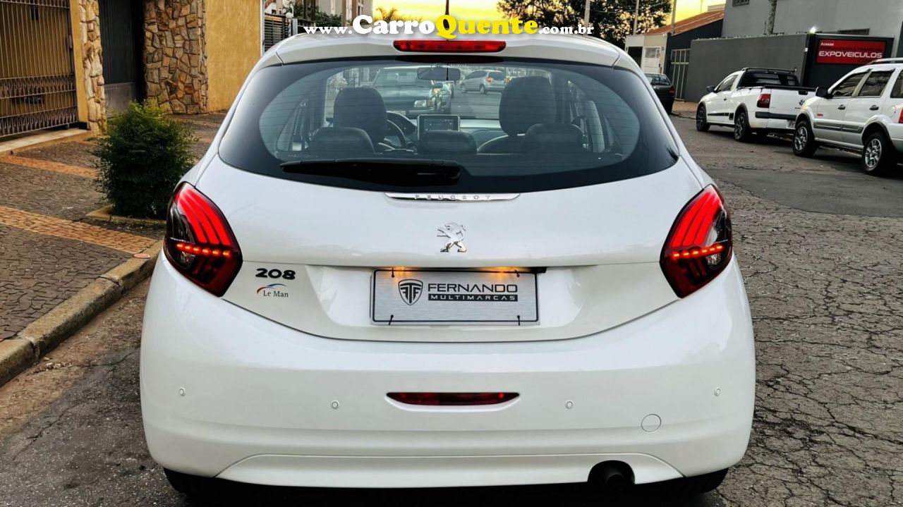 PEUGEOT   208 ALLURE 1.2 FLEX 12V 5P MEC.   BRANCO 2019 1.2 FLEX - Loja