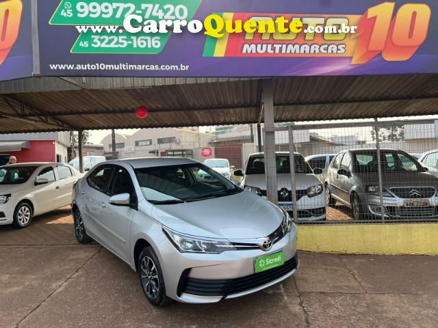 Corolla GLi 1.8 Flex 16V  Aut. 2018/2017 Toyota - Loja
