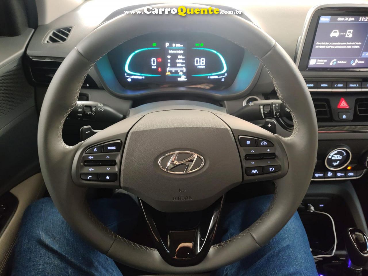 HYUNDAI   HB20S PLATINUM PLUS 1.0 TB FLEX 12V AUT.   PRATA 2024 1.0 FLEX - Loja