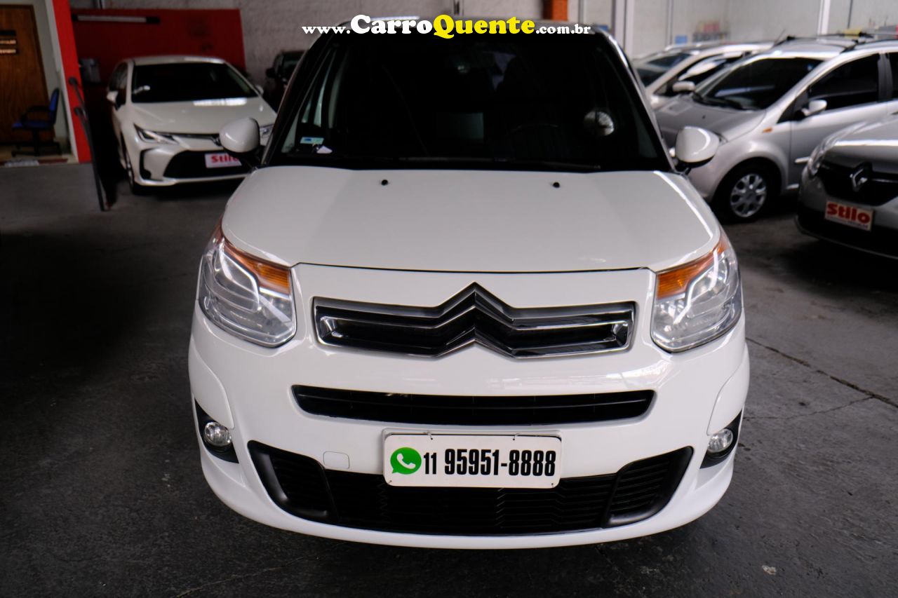 CITROËN   C3 PICASSO GLX 1.6 FLEX 16V 5P AUT.   BRANCO 2014 1.6 FLEX - Loja