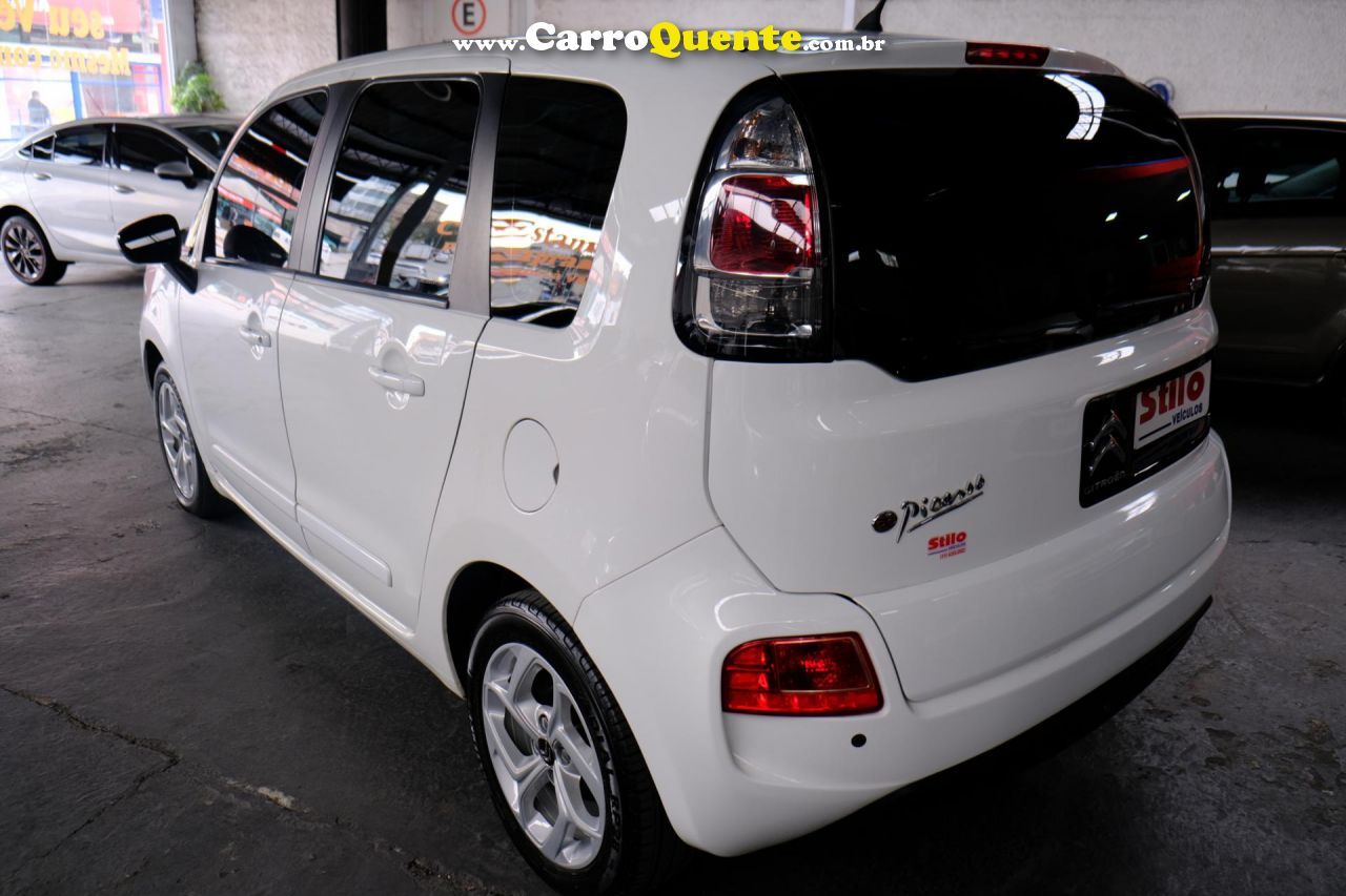 CITROËN   C3 PICASSO GLX 1.6 FLEX 16V 5P AUT.   BRANCO 2014 1.6 FLEX - Loja