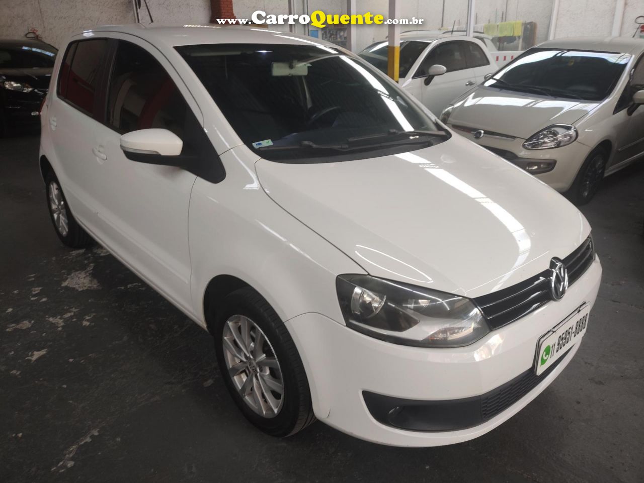 VOLKSWAGEN   FOX 1.6 MI TOTAL FLEX 8V 5P   BRANCO 2014 1.6 FLEX - Loja