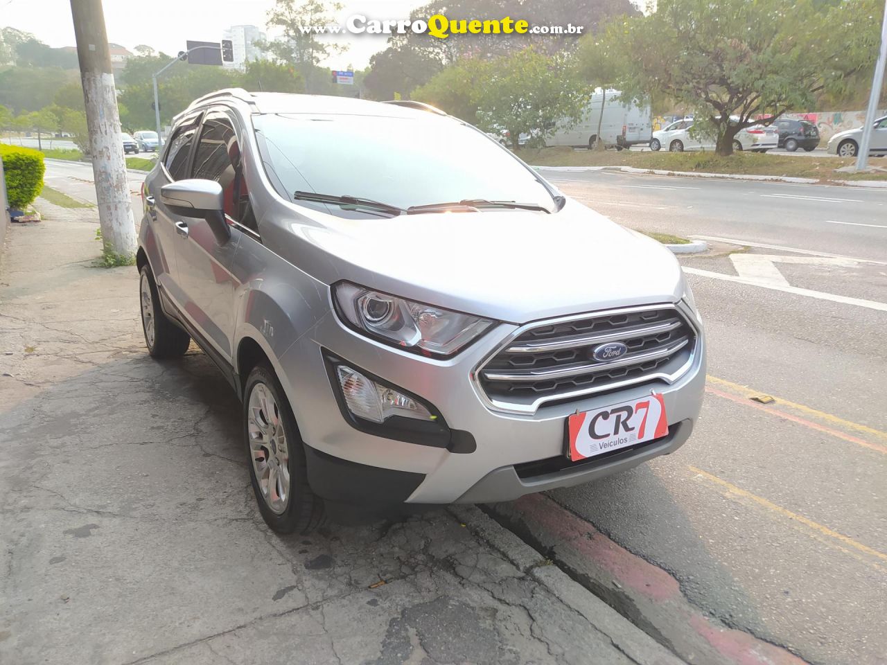 FORD   ECOSPORT TITANIUM 2.0 16V FLEX 5P AUT.   PRATA 2018 2.0 FLEX - Loja