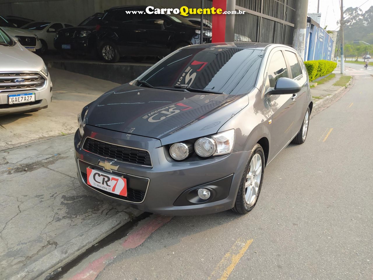 CHEVROLET   SONIC HB LTZ 1.6 16V FLEXPOWER 5P AUT.   CINZA 2013 1.6 FLEX - Loja